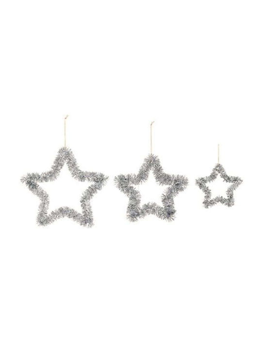 Atmosphera Weihnachtliche Tischdekoration Silber L40xB40cm.
