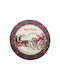 Fylliana Christmas Plate Plastic Red L33xW2cm.