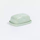 Egg Back Home Butter Dish Ceramic Green