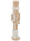 Atmosphera Nutcracker Christmas Nutcracker Wooden Beige Height 38cm