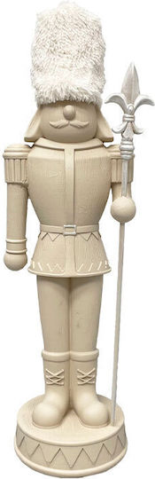 InTheBox Weihnachts-Nussknacker Beige aus Polyresin Höhe 37.6cm.