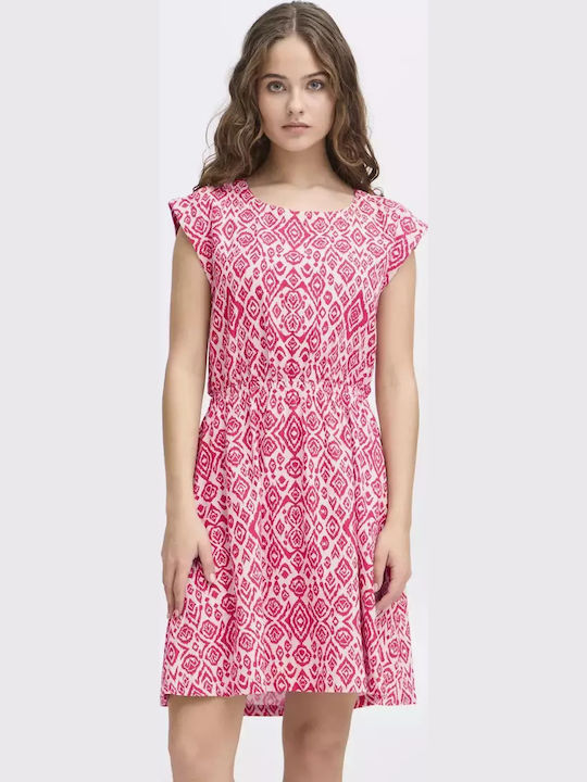 ICHI Sommer Mini Damenkleid Geranium