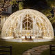 Vevor Gazebo De Grădină Cu LED Alb 4.5x4.5m