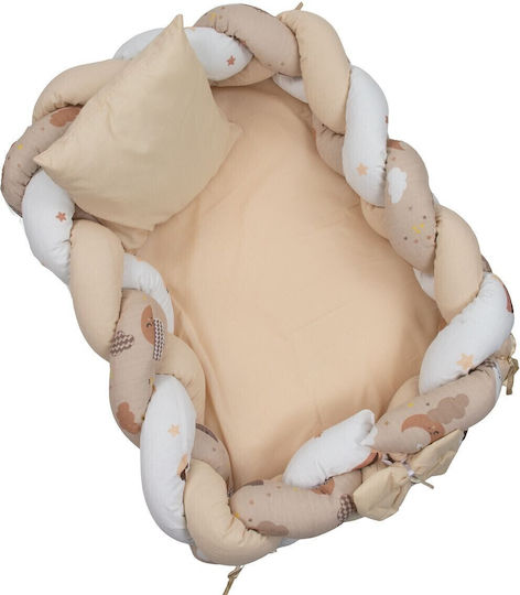 Kamtex Baby Бебешка възглавница-гнездо Beige 45x70бр