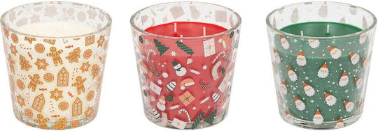 Atmosphera Коледна Стъклена Свещ Christmas 12.5x13.5см
