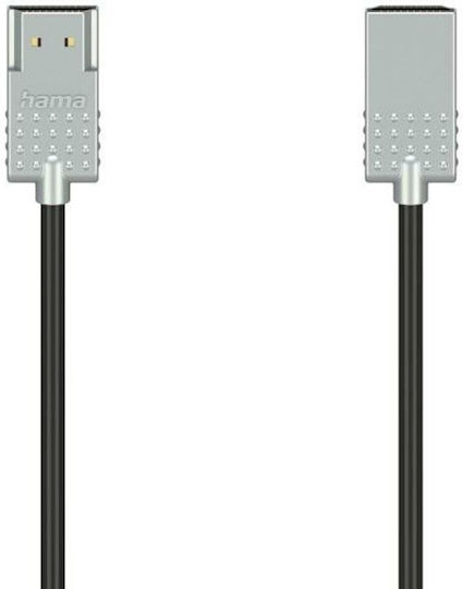 HAMA Кабел HDMI мъжки - HDMI мъжки 2м Черен