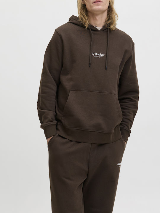 Jack & Jones Φούτερ Delicioso Brown με Κουκούλα