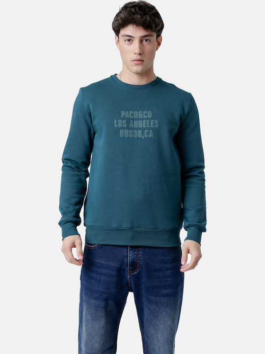 Paco & Co Суитшърт Petrol Blue