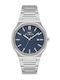 Ferro Men's Watch Battery with Silver Metal Bracelet