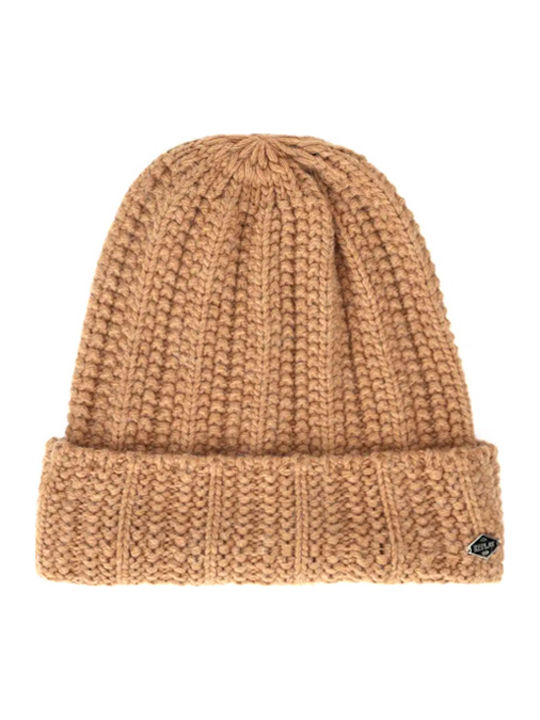 Beanie Beanie Knitted in Brown color