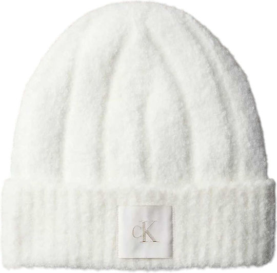 Beanie Ανδρικός Σκούφος Πλεκτός σε Εκρού χρώμα