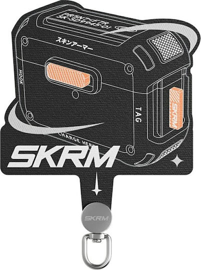 Skinarma Universal Lanyard Adapter Mecha Black Sk-stradp-mecblk
