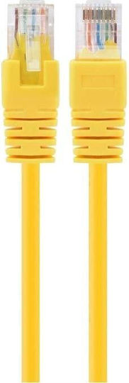 Spacer U/UTP Cat.5e (Gigabit) Καλώδιο Δικτύου Ethernet 7.5m Κίτρινο