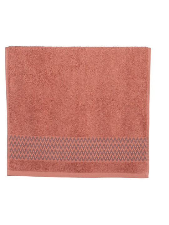 Nef-Nef Homeware Кърпа за ръце Fonteste 30x50см. Праскова Тегло 500гр/кв.м