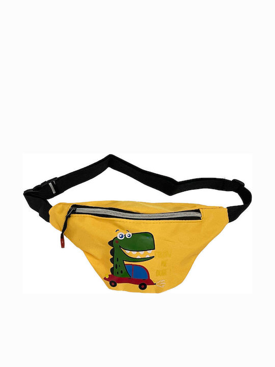 Ustyle Geantă De Mijloc Pentru Copii Dinozaur Galben