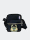 Herren Schulter / Crossbody Tasche Schwarz