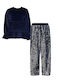 Kids' Set with Pants Winter 2pcs Blue