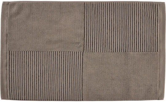 Zone Denmark Badematte Baumwolle 34974 Taupe 80x50cm