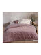 Nef-Nef Homeware Duvet Cover Queen 240x220cm Wane L.grey 740 GSMGsm