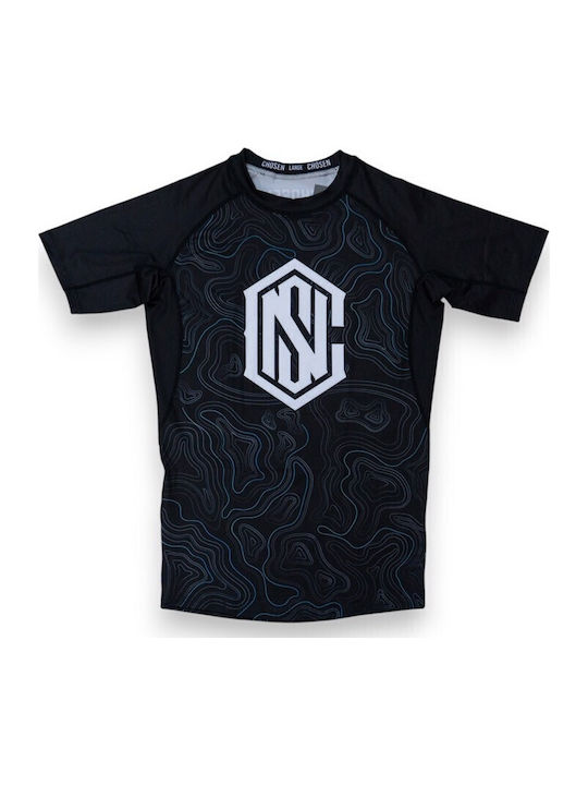 Chosen Short Sleeve Shirt CHRS151 for Jiu-Jitsu Black
