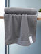 Linea Home Facecloth Diamond 50x90cm Gray Weight 550gr/m²