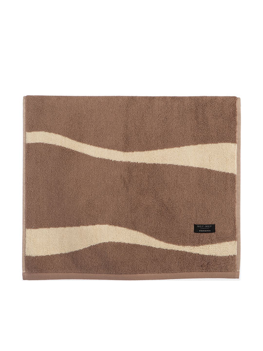 Nef-Nef Homeware Πετσέτα Σώματος Viper 70x140εκ. Brown Βάρους 550gr/m²