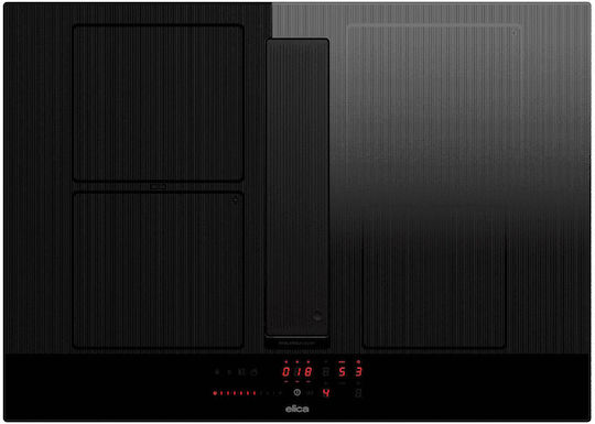 Elica Nikolatesla Velvet BL/A/72 Induction Cooktop Autonomous with Hood 72x51.5εκ.