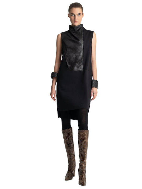 Midi Abendkleid Drapierung Alba