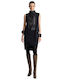 Midi Abendkleid Drapierung Alba
