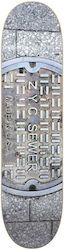 Zoo York Zyc Sewer 8" Skateboard Kurzboard Gray