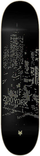Zoo York Dot City 8.125" Skateboard Shortboard Black
