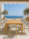 Scaun de exterior Lemn Gray 77x60x60cm