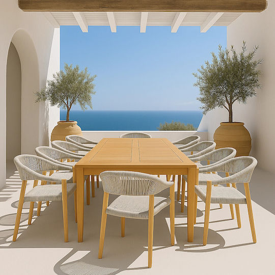 Scaun de exterior Lemn Gray 77x60x60cm