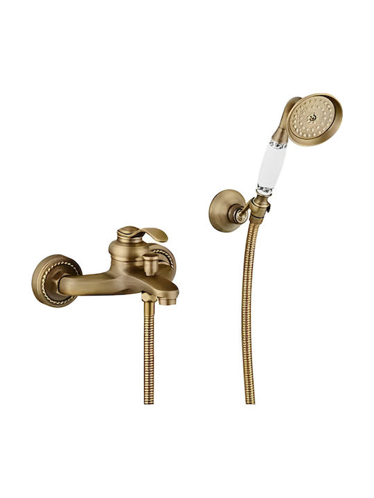 Μπαταρία Μπάνιου Bronze Antique Πλήρες Σετ Bonken Ht-4015