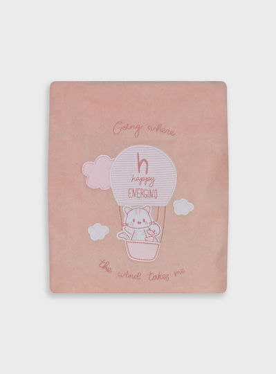 Energiers Blanket Cot Cotton Pink