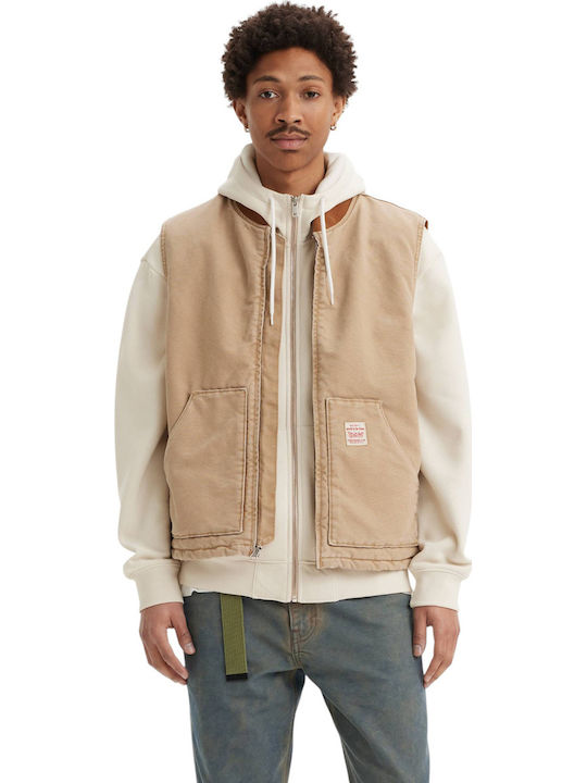 Levi's Sansome Αμάνικο Μπουφάν Beige