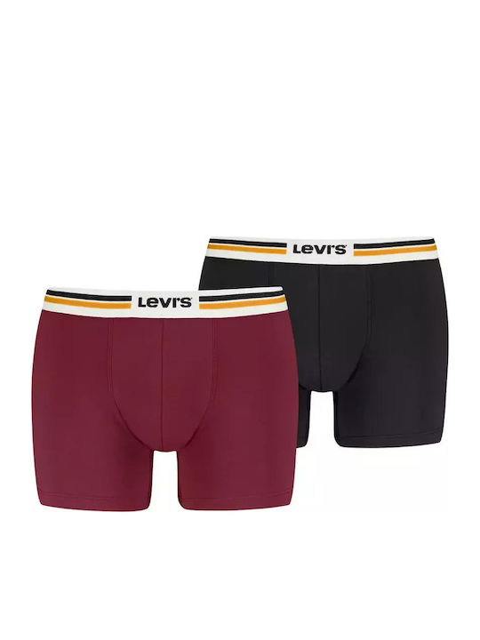 Levi's Herren Boxershorts Mehrfarbig 2Packung