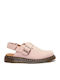 Jorge Ii Leder Flache Sandalen für Damen in Rosa Farbe