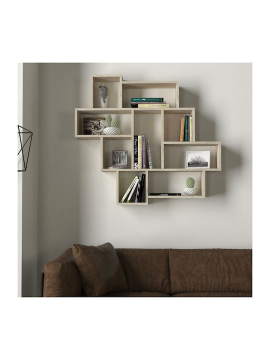 Shelf Wall Cream 115.5x14.5x103.5cm