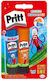 Pritt Glue Stick Metallic Blue & Orange 2x20g 1-59324
