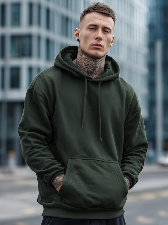 Panda Clothing Sweatshirt with Hood Khaki