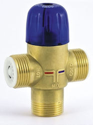 Supapă Termostatică De Amestec Fără Supape De Reținere Novamix Value 70 Fs Dn15 Filet Exterior Rv 3/4 Inch