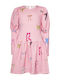 Kinderkleid Langärmelig Pink