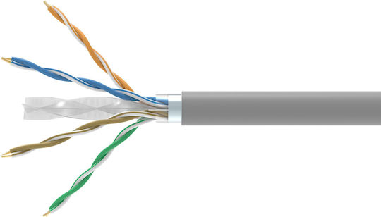 Equip F/UTP Cat.6 Gigabit Network Cable Ethernet Without Terminated 305m Gray
