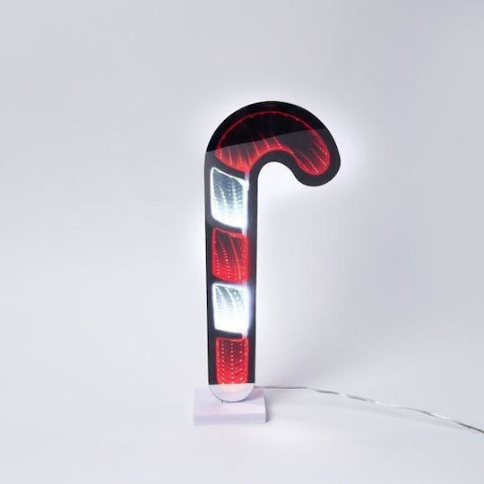 Eurolamp Candy Cane 30x12cm Decorative Design Mirror Led Tape Transformer 119 Led Red & White Led Power Extension 3m Ip20 Eurolamp