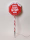 Eurolamp Illuminated Christmas Plastic Figure Sign Red Height 81cm