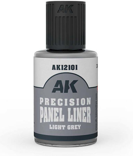 AK Interactive Боя за Моделизъм Light Grey 30мл