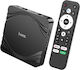 Hoco TV Box DQ10 Navio 47069-OC 4K UHD with WiFi USB 2.0 4GB RAM and 32GB Storage Space with Operating System Android 12.0