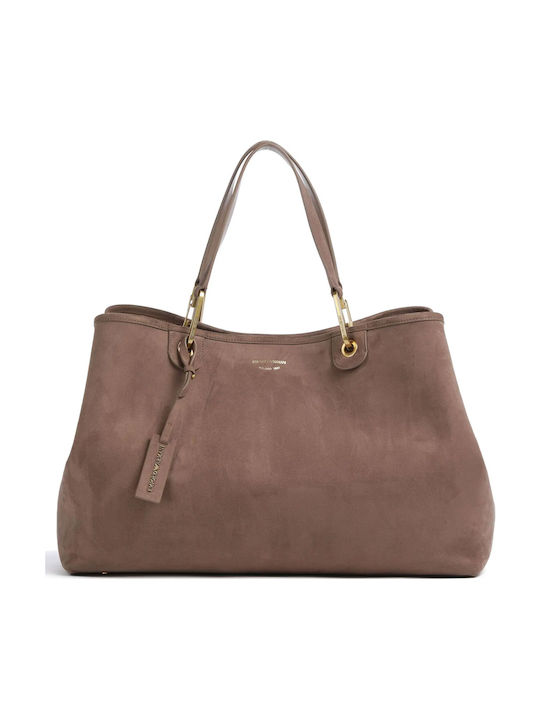 Emporio Armani Leather Women's Bag Shopper Shou...