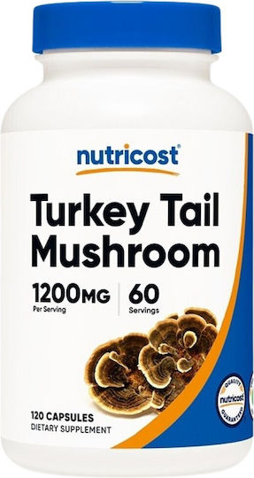 Nutricost Turkey Tail Mushroom 600mg 120 capace